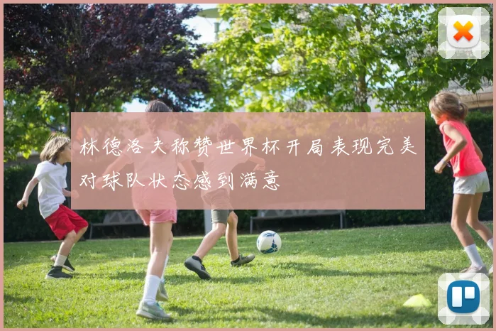 林德洛夫称赞世界杯开局表现完美对球队状态感到满意